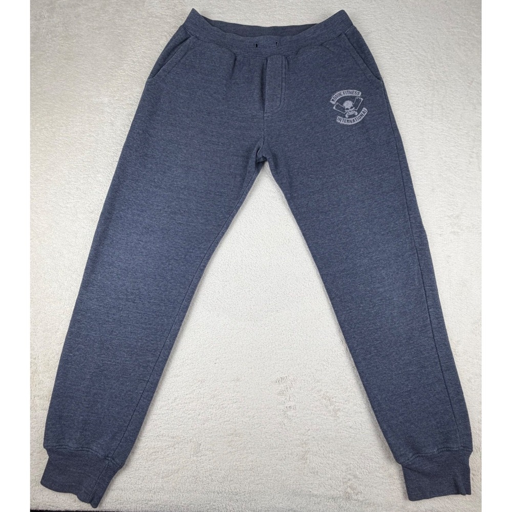 Rogue Fitness International Alternative Apparel Joggers Mens Medium Navy Blue